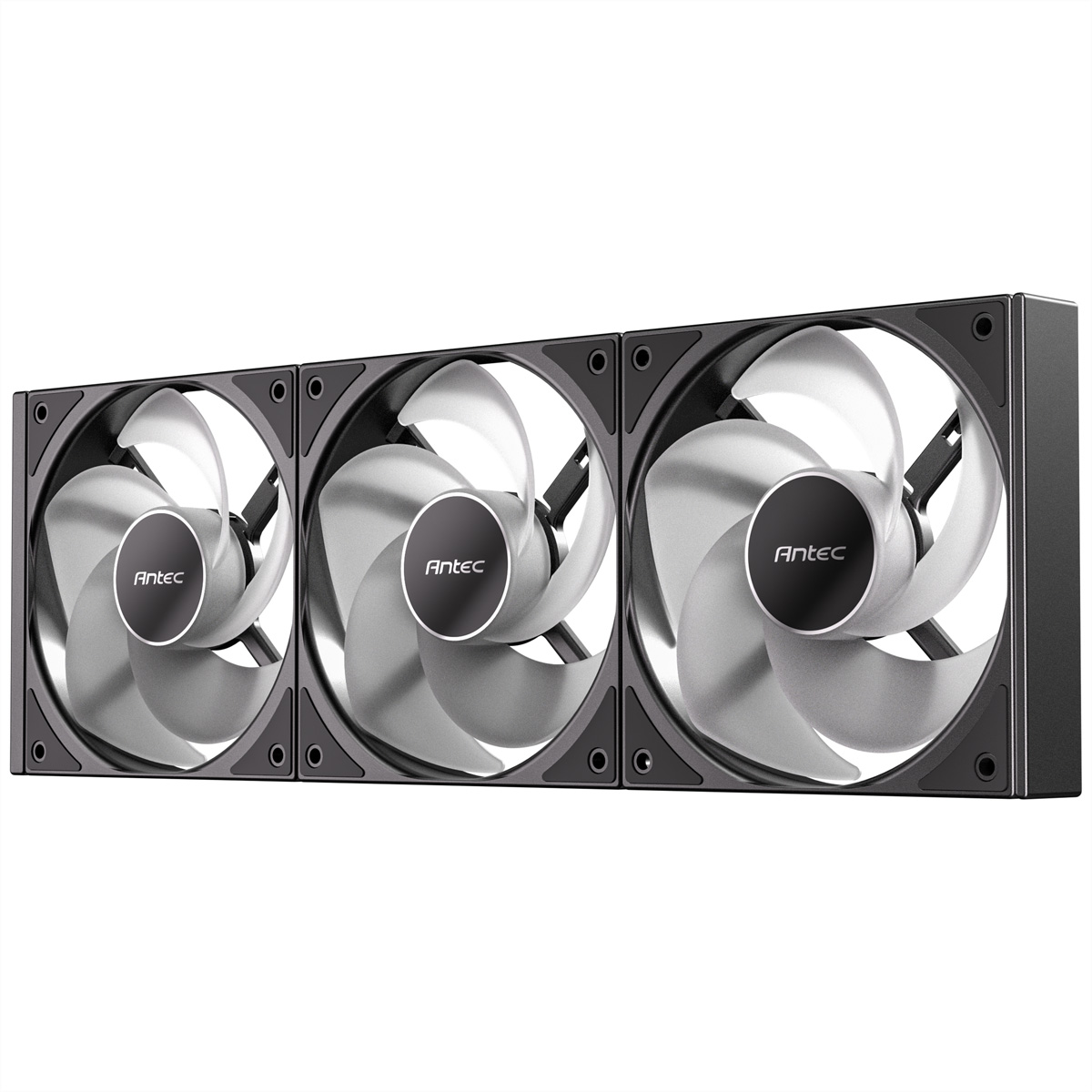 ANTEC C120 ARGB Fan Reverse PC Gehäuselüfter 120mm 3er Pack, schwarz