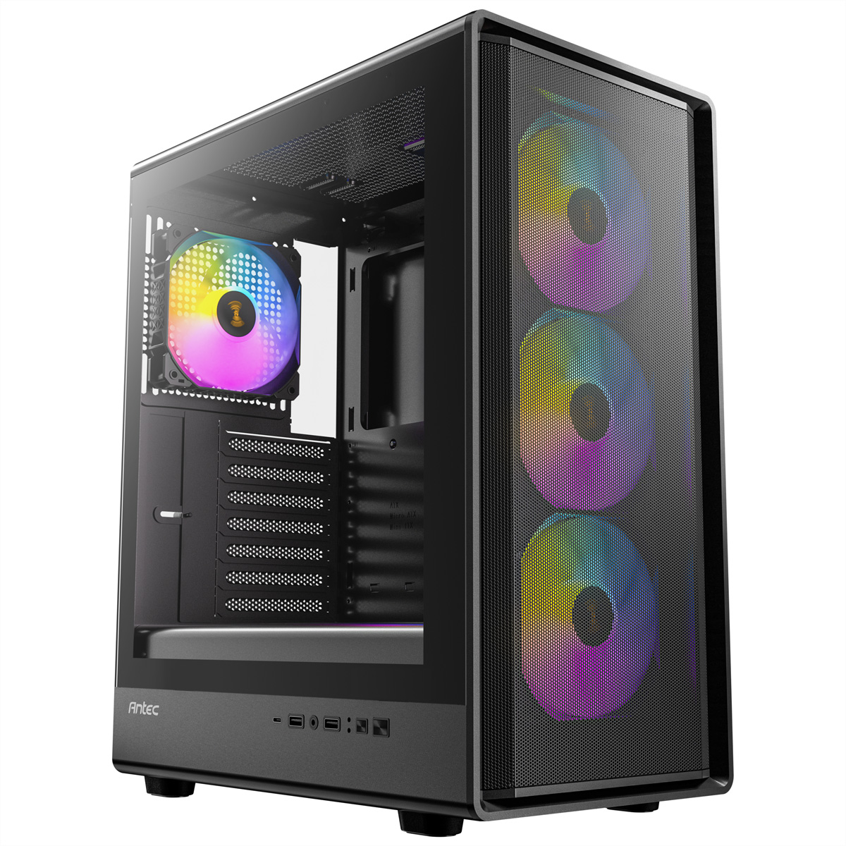 ANTEC Performance P6 Neo ARGB PC Gehäuse ATX Midi Tower, schwarz ATX Midi-Tower