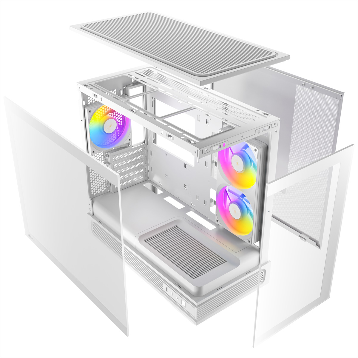 ANTEC Constellation C2M ARGB White MicroATX PC Gehäuse