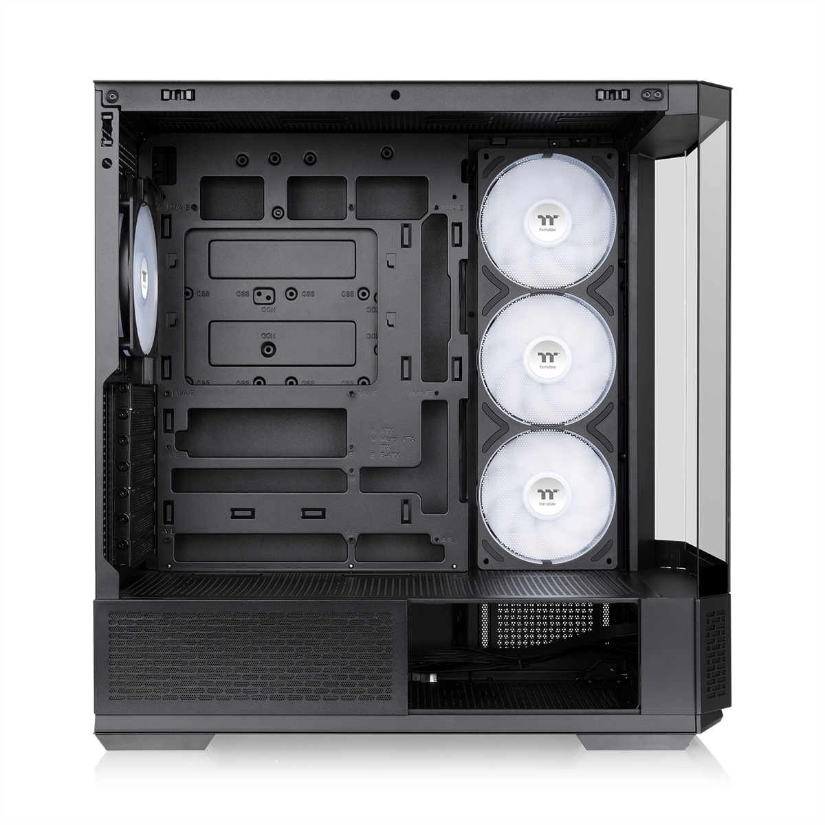 Thermaltake TR300 TG ARGB Mid Tower Gehäuse, Schwarz