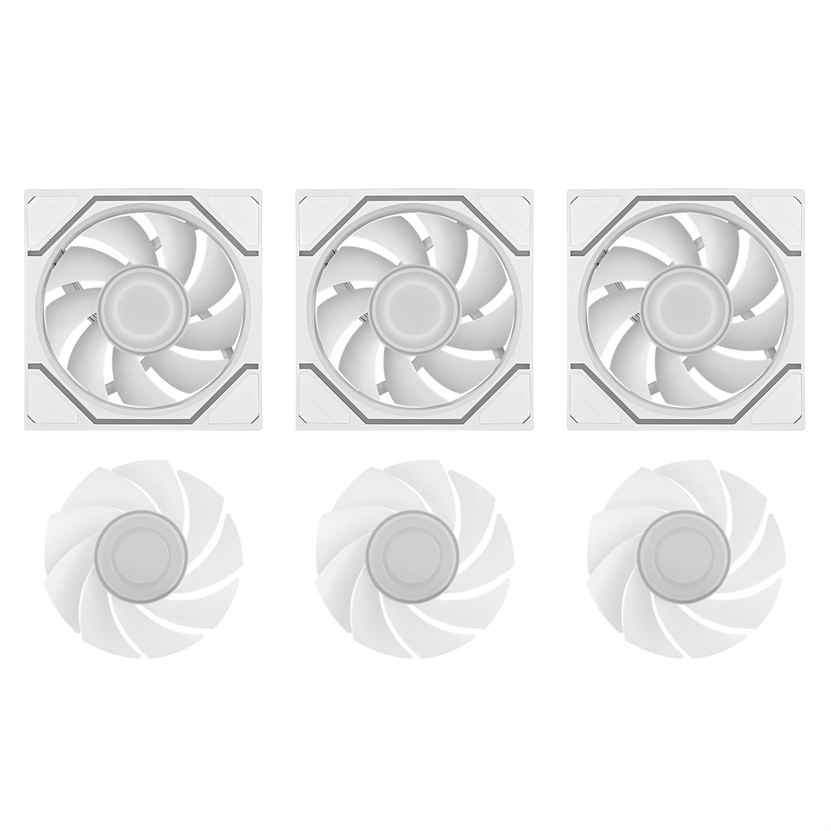 Thermaltake SWAFAN 120 EX INFINITY ARGB Sync 3-Fan Pack, weiß