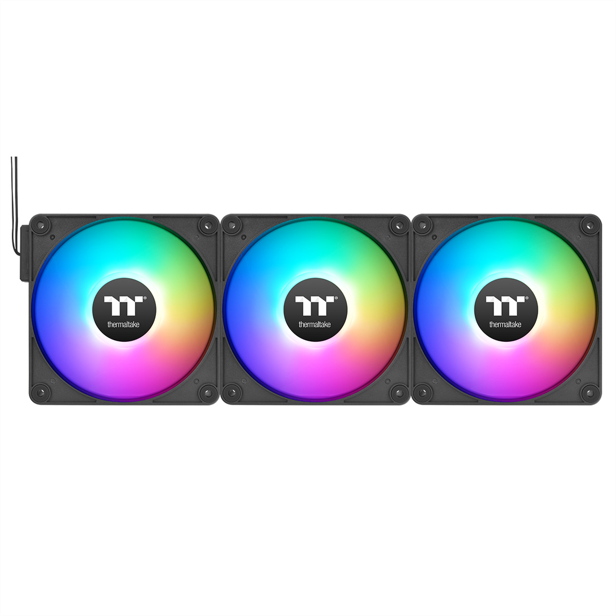 Thermaltake CT140 EX ARGB Sync 3-Fan Pack, schwarz Gehäuselüfter