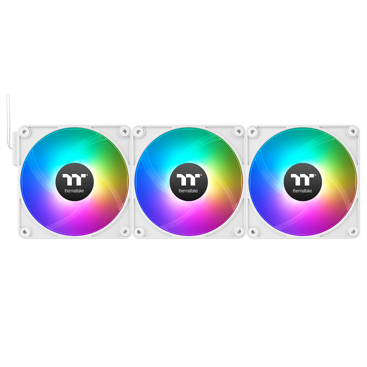 Thermaltake CT120 EX ARGB Sync 3-Fan Pack, weiß Gehäuselüfter