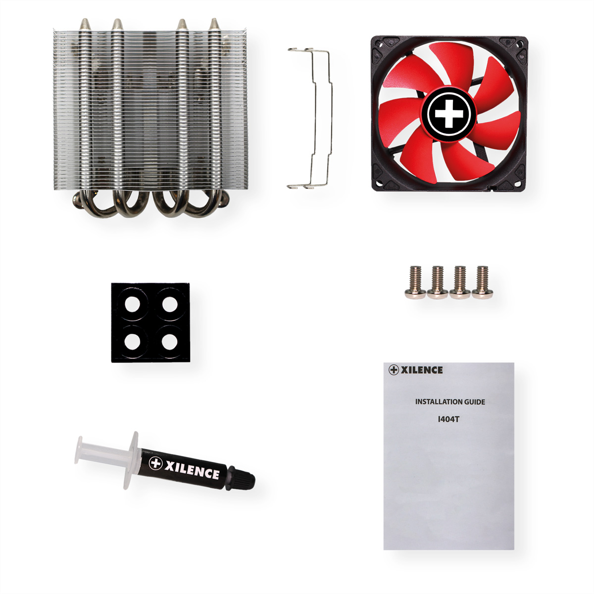Xilence I404T Intel CPU Kühler, Top Blow, 92mm PWM Lüfter, 125W TDP