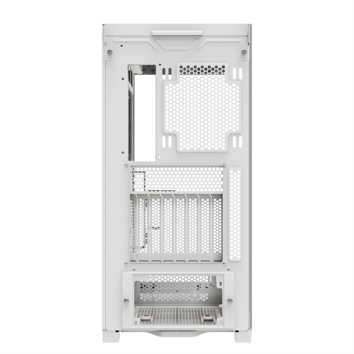 XILENCE Xilent Gleam X818.W.ARGB Gaming ATX PC Case white, RGB ATX Midi Tower