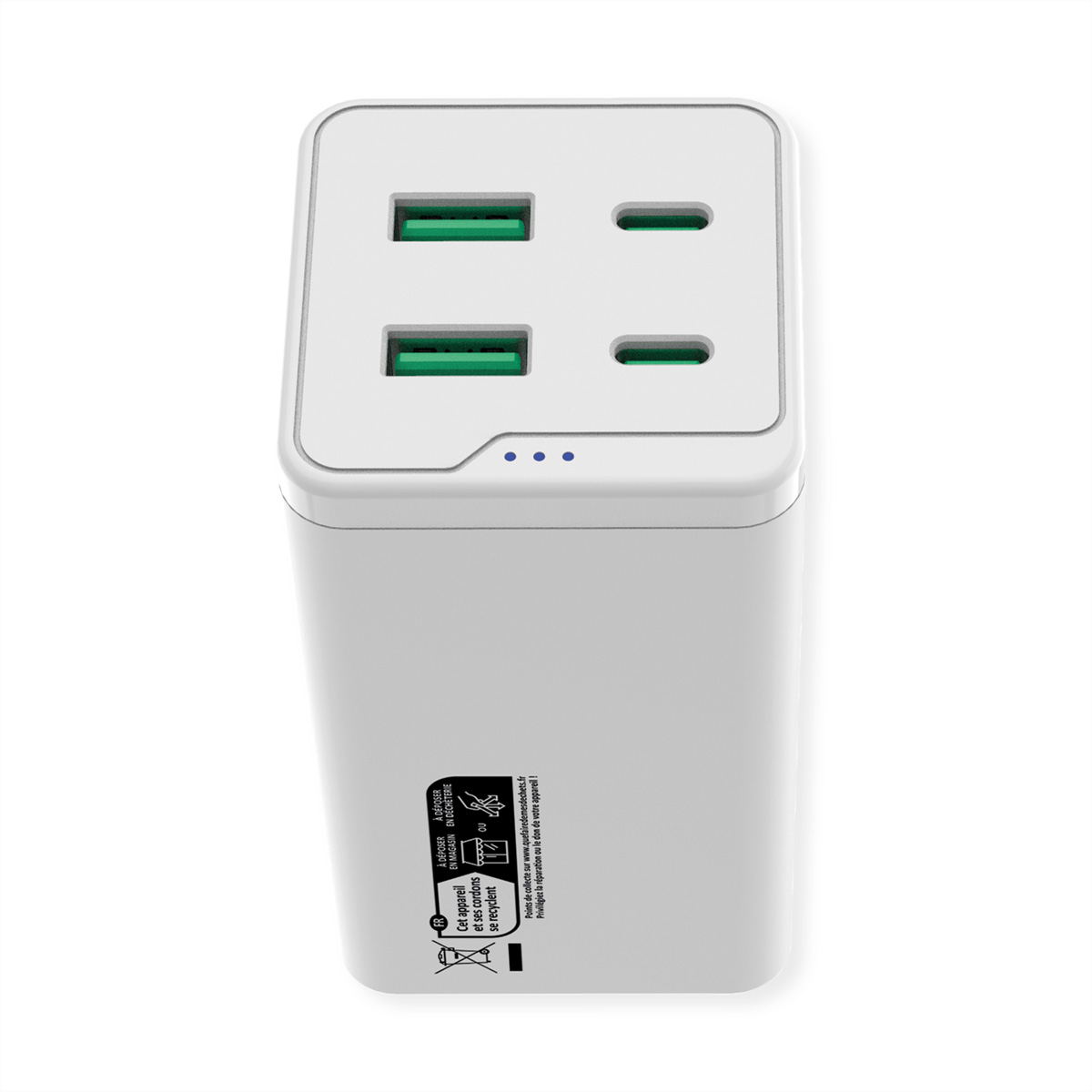 ROLINE USB Charger, 4 Port (2x USB-C, 2x USB-A QC3.0),  (BILD2)