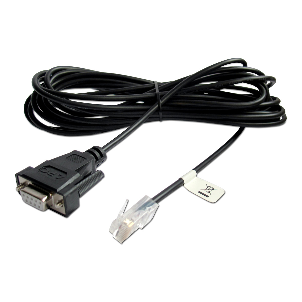 AP940-1525A Serial Comumication Cable DB9-RJ45, schwarz, 2 m