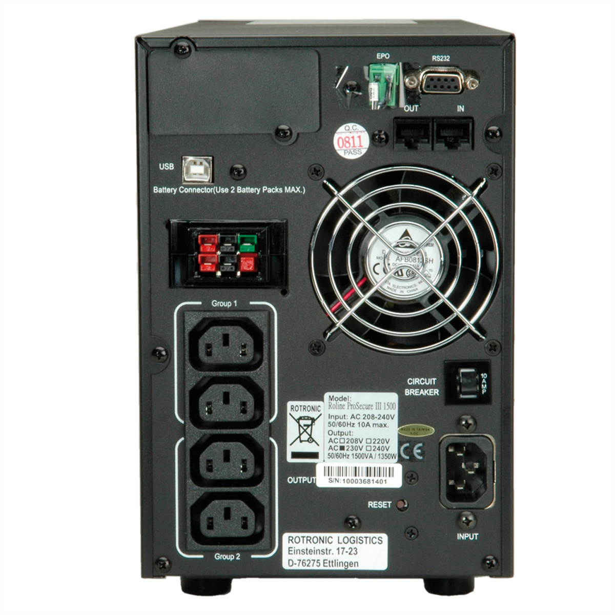 ROLINE ProSecure III 1500 - Online USV