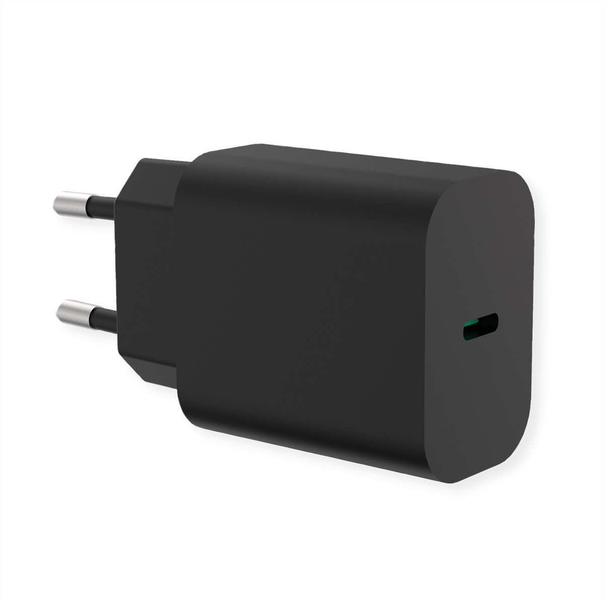 VALUE USB Charger mit Euro-Stecker, 1 Port Typ-C (PD), 25W