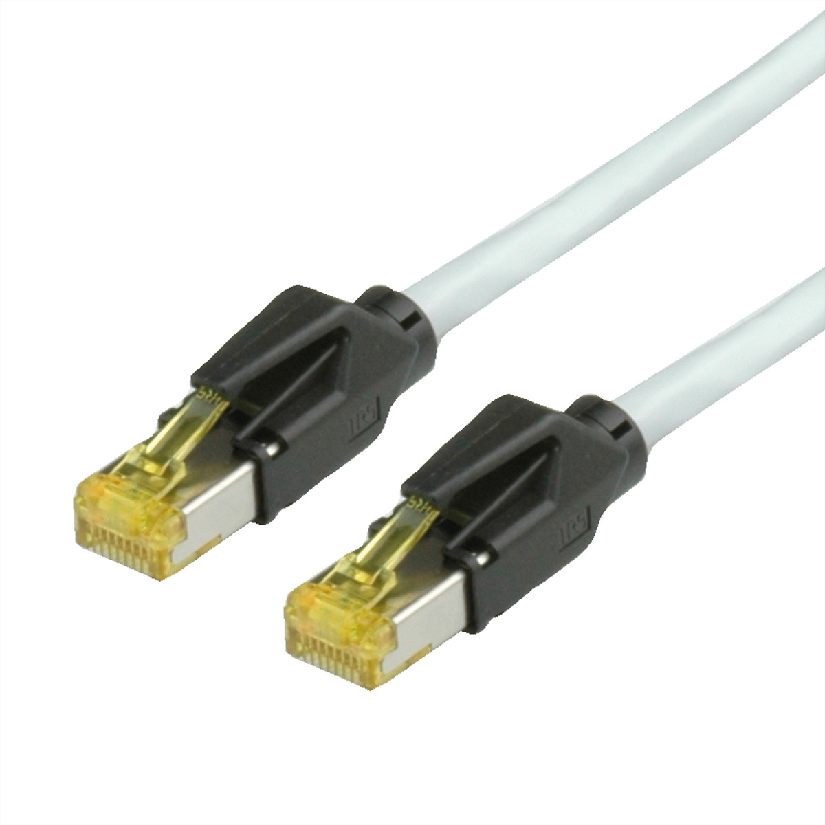 DRAKA - Patch-Kabel - RJ-45 (M) bis RJ-45 (M) - 7 m - SFTP, PiMF - CAT 6a - halogenfrei - Grau