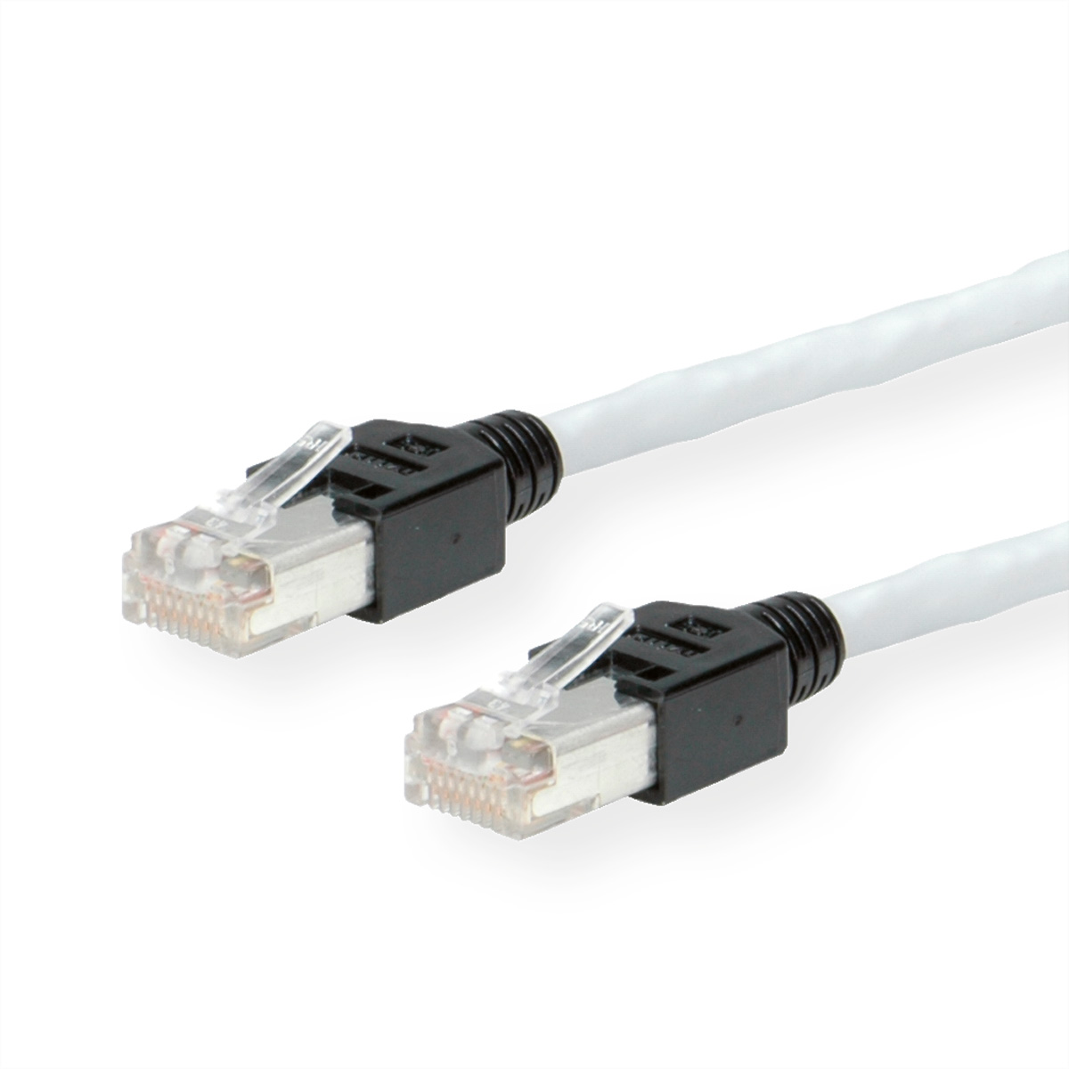 KERPEN Patchkabel Cat.5e (Class D) SF/U, MegaLine D1-20, gekreuzt, grau, 0,5 m SF/UTP Patchkabel