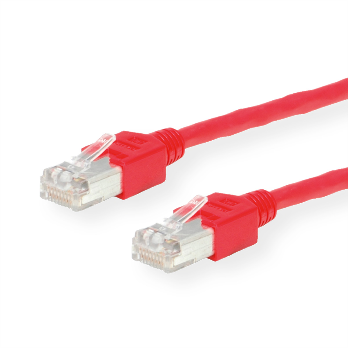 KERPEN Patchkabel Cat.5e (Class D) SF/U, MegaLine D1-20, gekreuzt, rot, 0,5 m SF/UTP Patchkabel