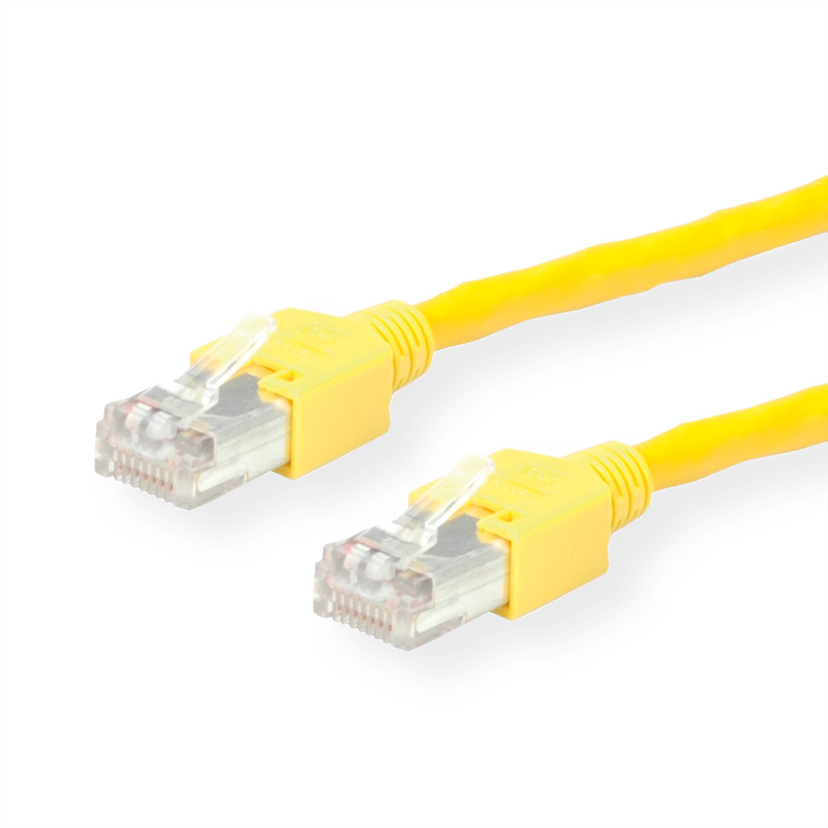 KERPEN Patchkabel Cat.5e (Class D) SF/U, MegaLine D1-20, gekreuzt, gelb, 0,5 m SF/UTP Patchkabel