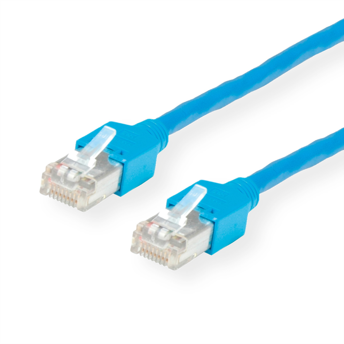 KERPEN Patchkabel Cat.5e (Class D) SF/U, MegaLine D1-20, gekreuzt, blau, 0,5 m SF/UTP Patchkabel