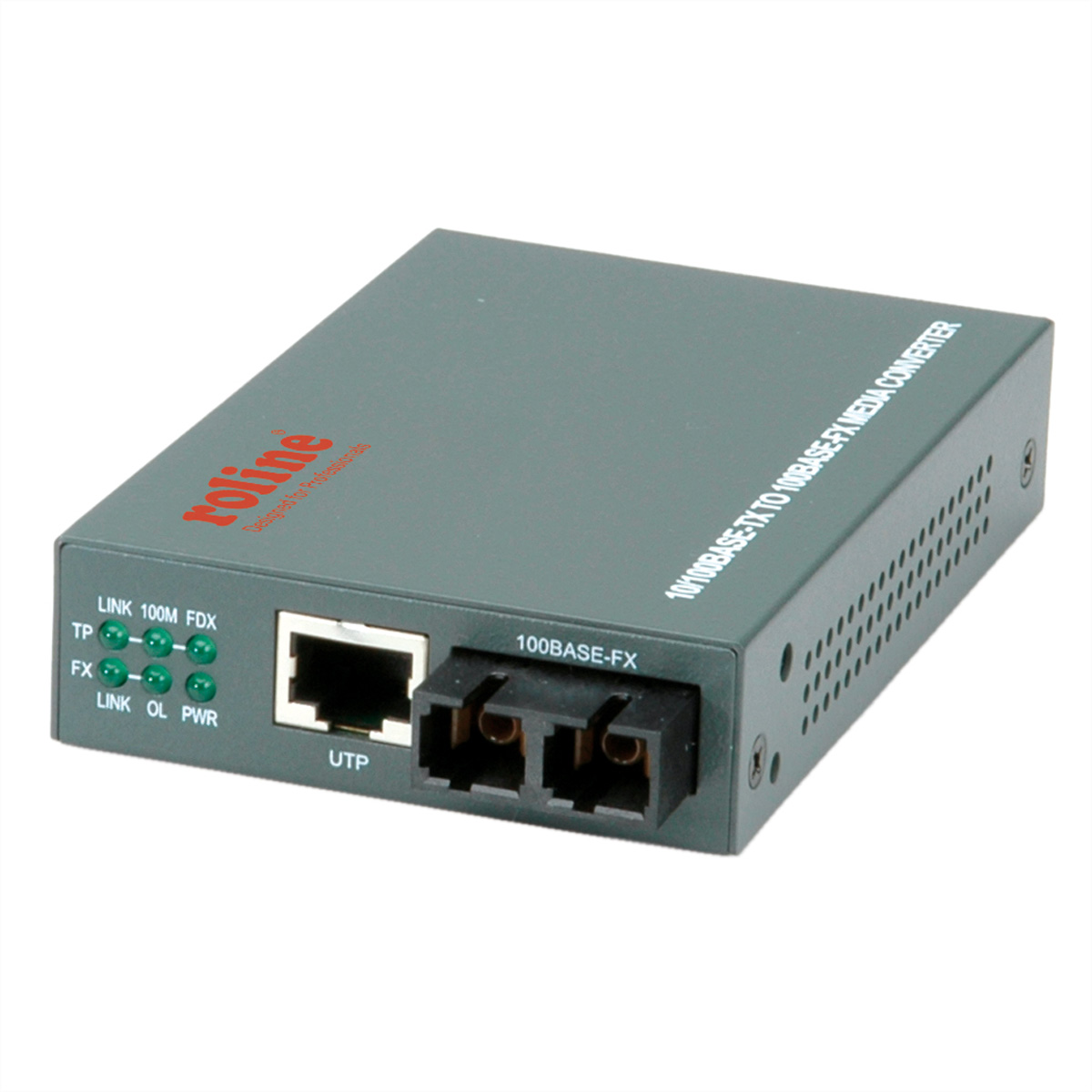 ROLINE Fast Ethernet Konverter RJ-45 - SC, Loop-back