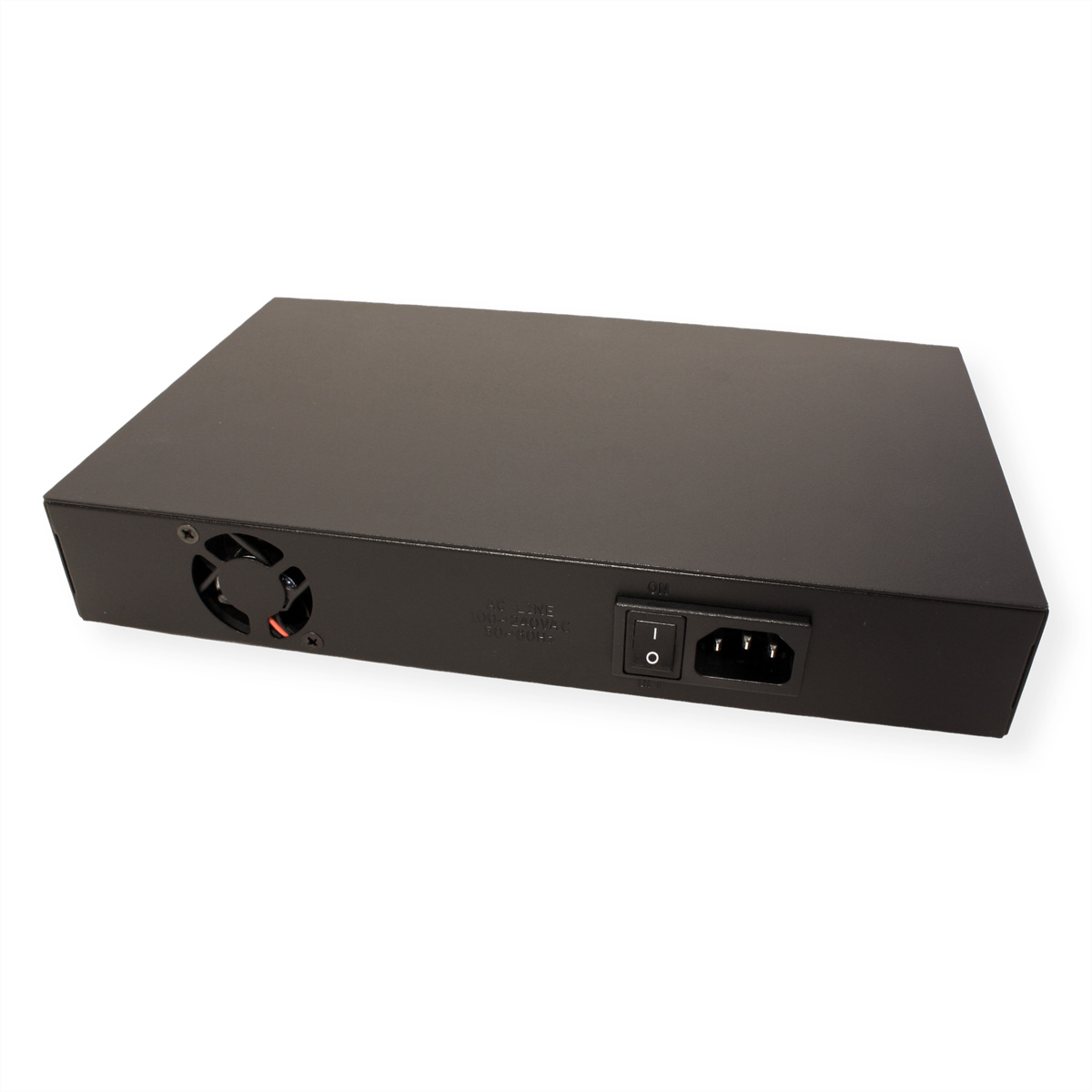 ROLINE PoE Fast Ethernet Switch, 8 Port, (8x PoE), 19