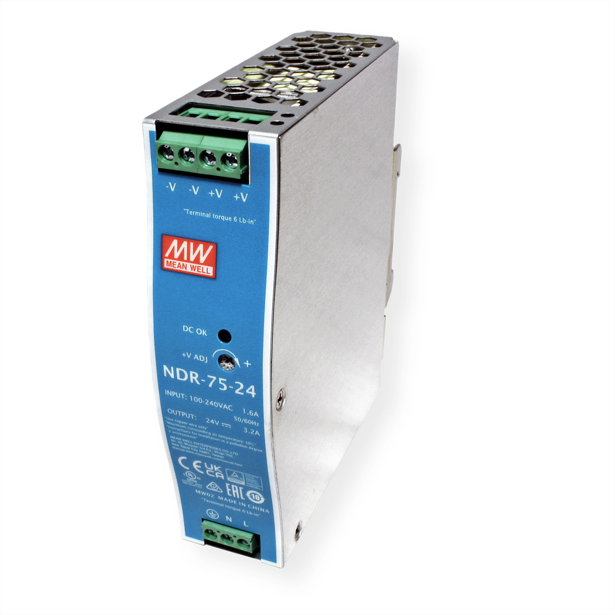MEAN WELL NDR-75-24 Hutschienennetzteil 75W 24V DC