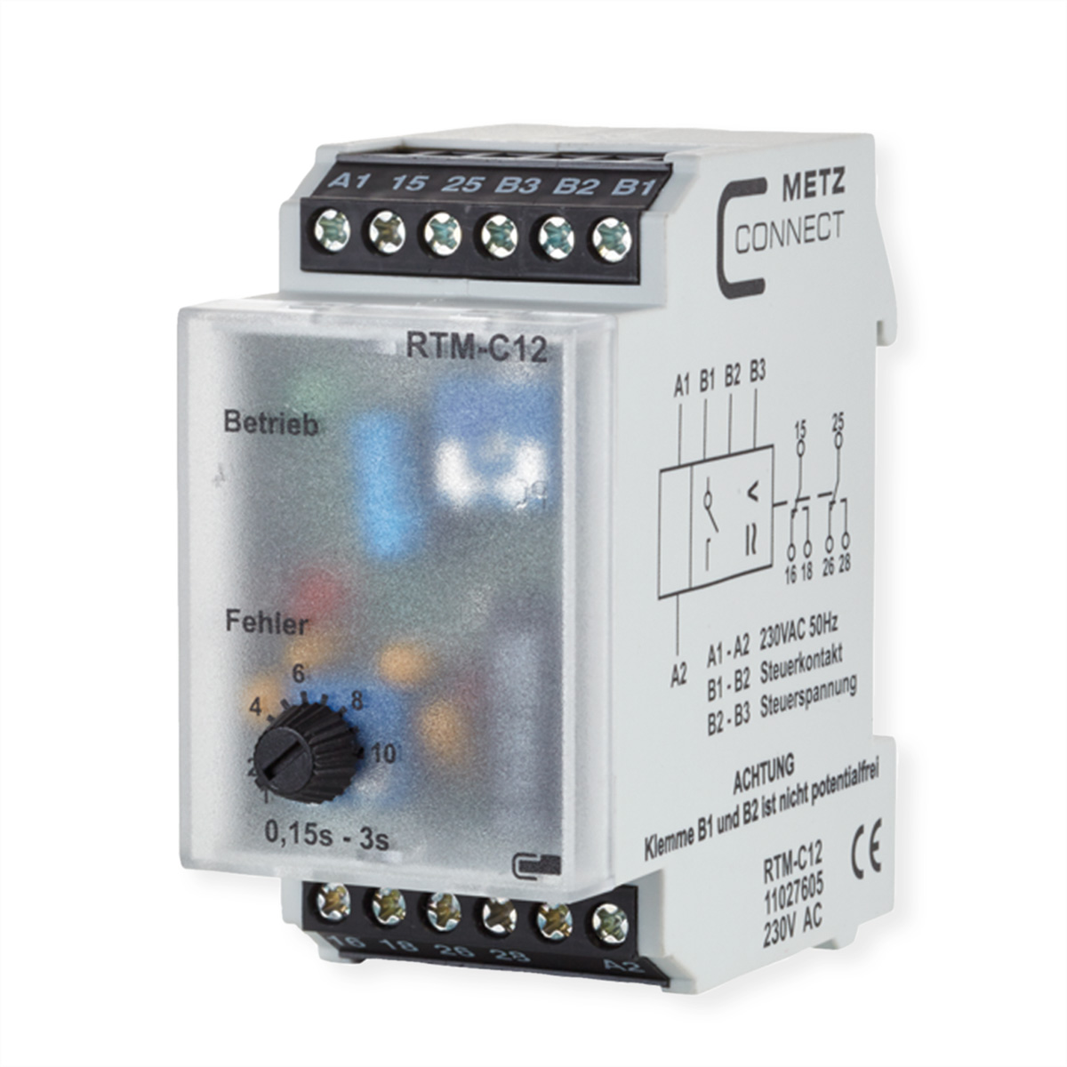 METZ CONNECT RTM-C12, 230 V AC Zeitrelais
