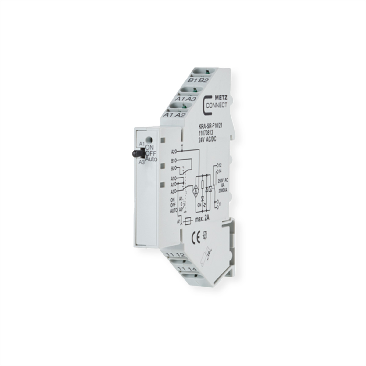 METZ CONNECT KRA-SR-F10/21, 1 Wechsler, 24 V AC/DC