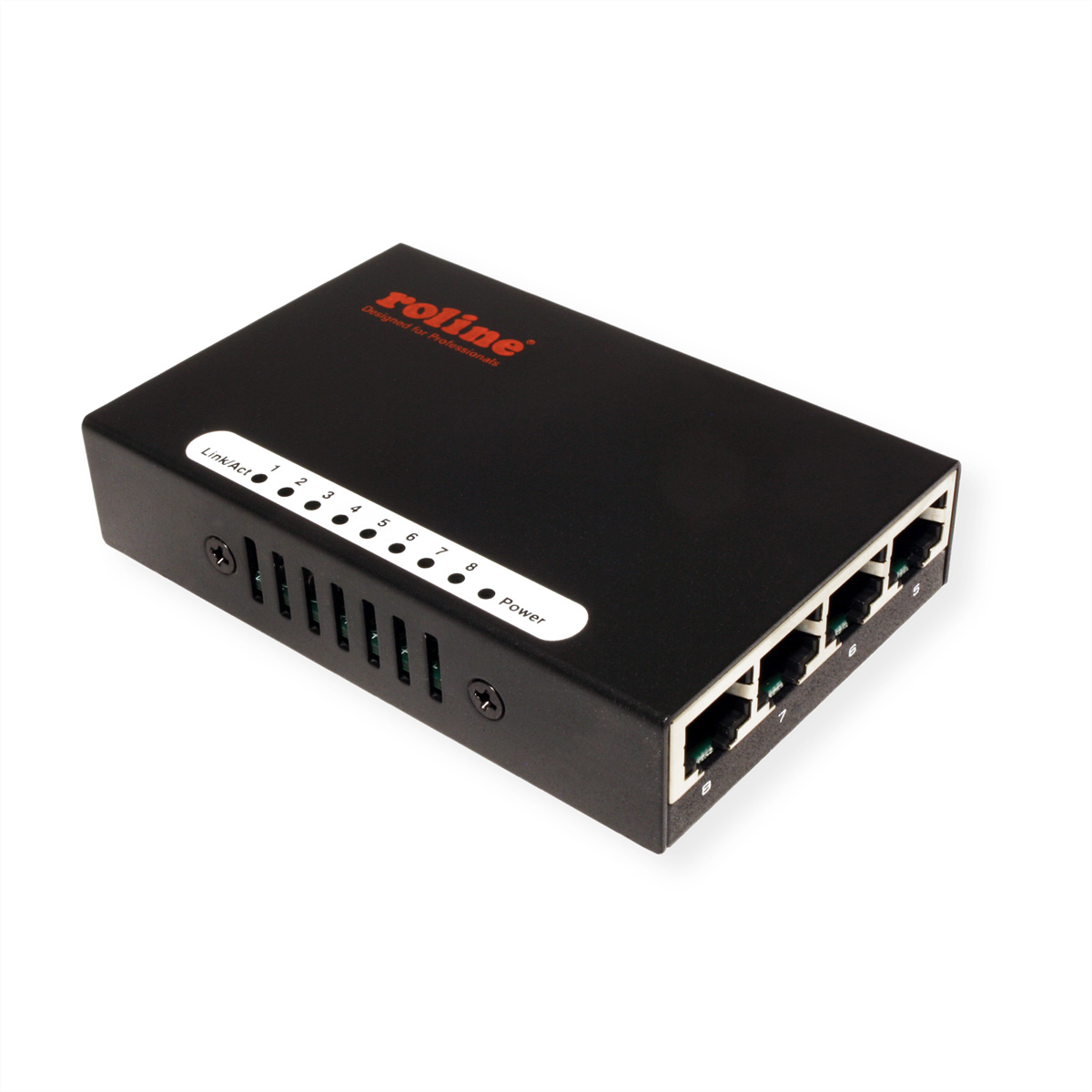 ROLINE Fast Ethernet Switch, Pocket, 8 Ports, ROLINE  (BILD2)