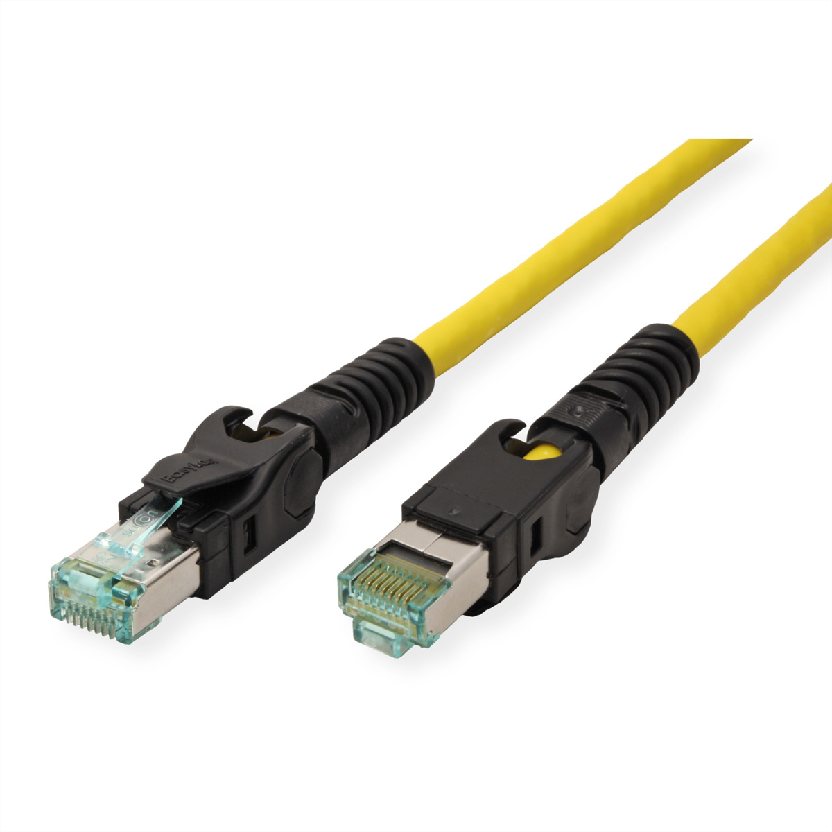 EasyLan VarioBoot Patchkabel Cat.6A, S/FTP, gelb, 0,5 m