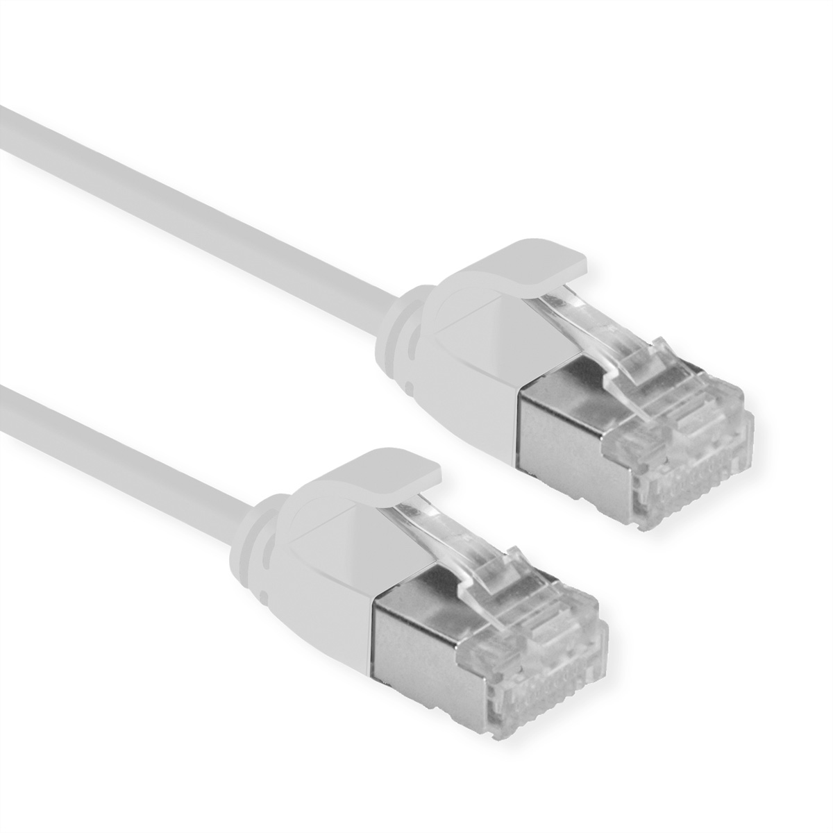 ROLINE 21153304 RJ45 Netzwerkkabel, Patchkabel CAT 6a U/FTP 1.50 m Grau 1 St.