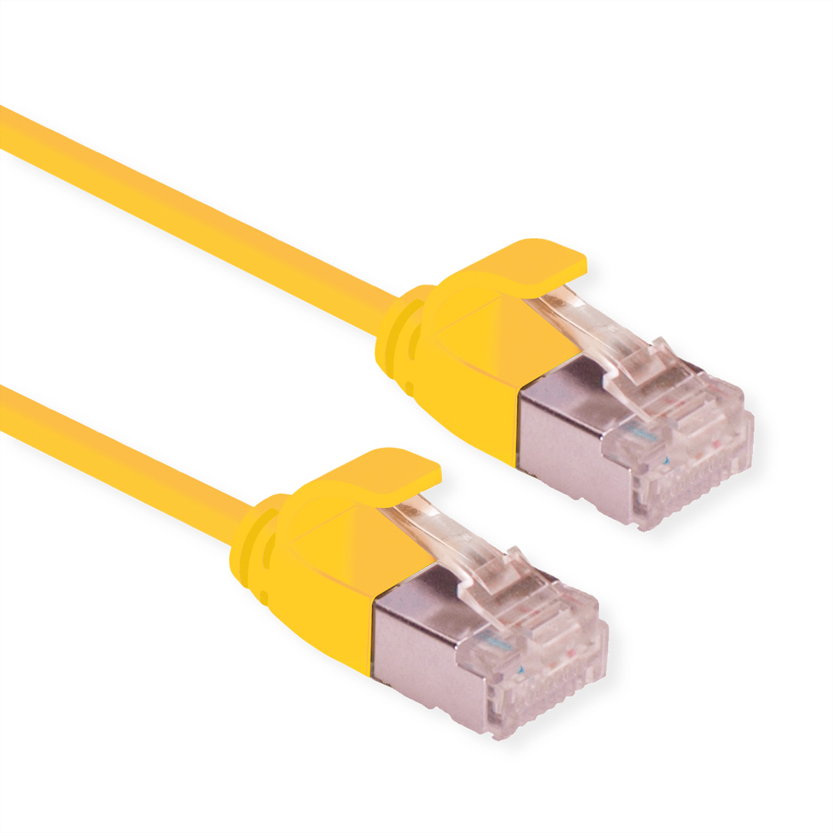 ROLINE 21153324 RJ45 Netzwerkkabel, Patchkabel CAT 6a U/FTP 1.50 m Gelb 1 St.