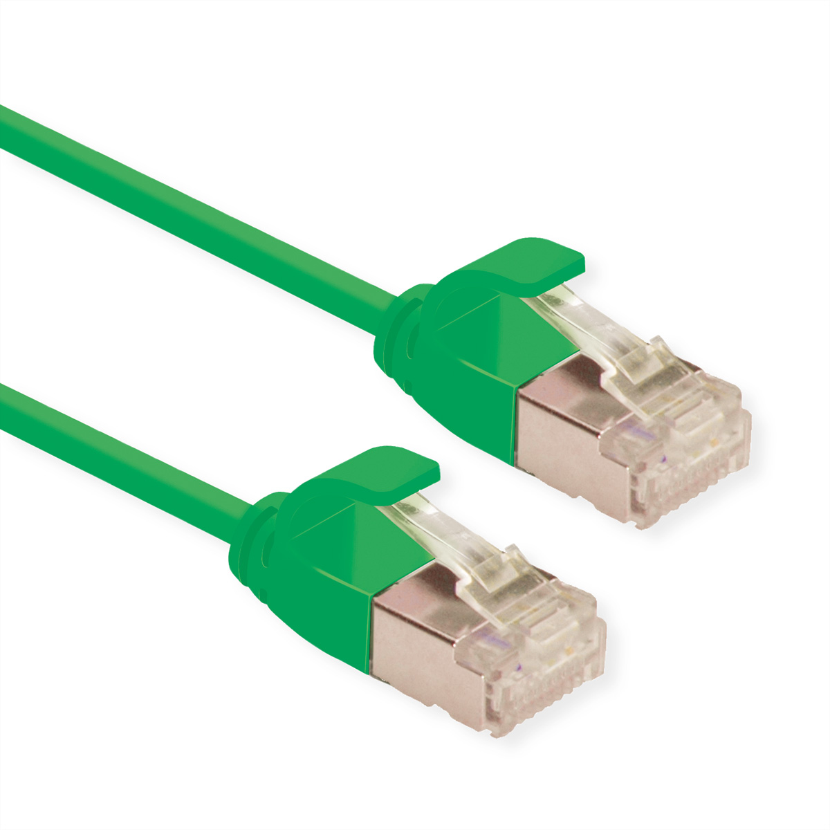 ROLINE 21153336 RJ45 Netzwerkkabel, Patchkabel CAT 6a U/FTP 3.00 m Grün 1 St.