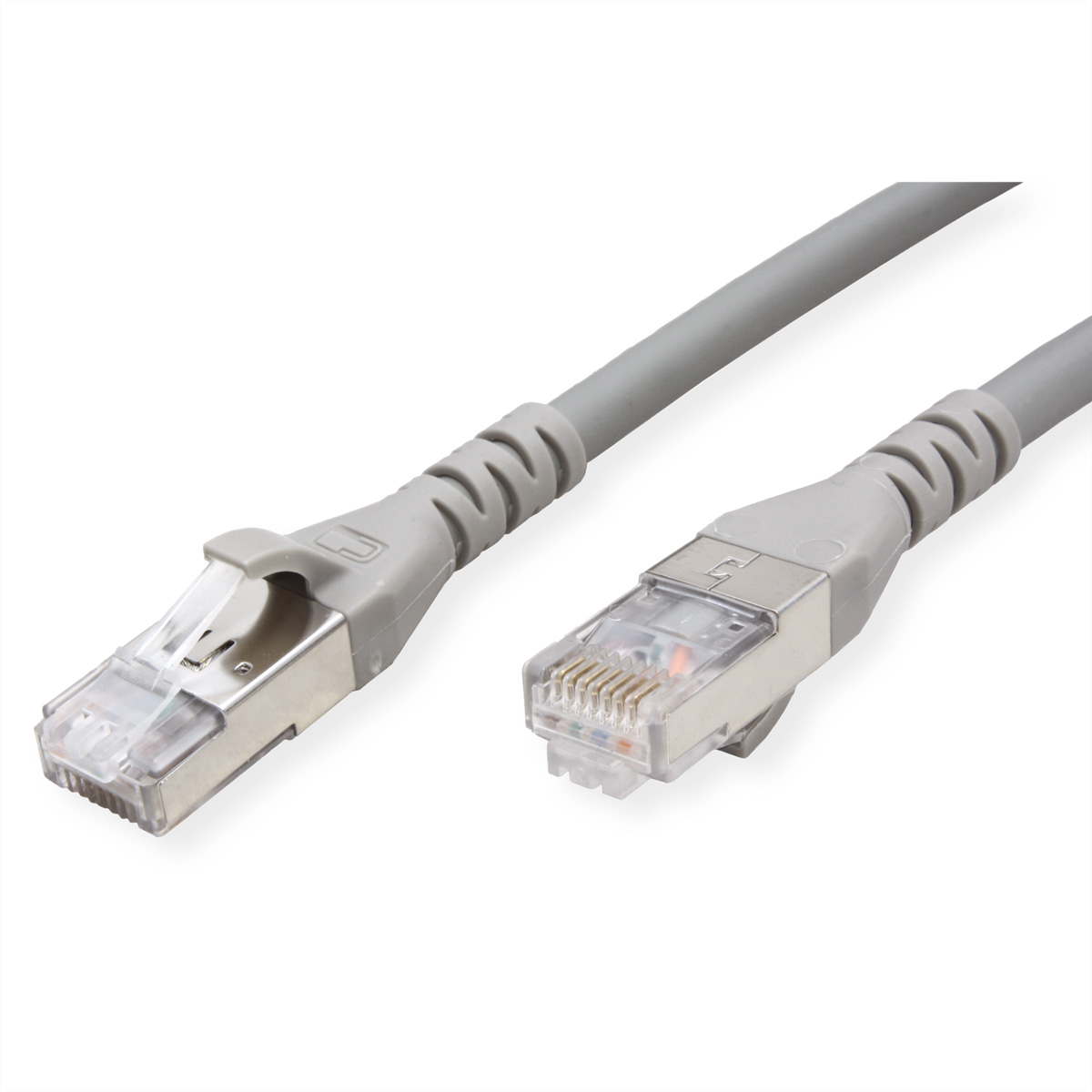 METZ CONNECT Patchkabel Cat.6A AWG 26, LSOH, grau, 5 m