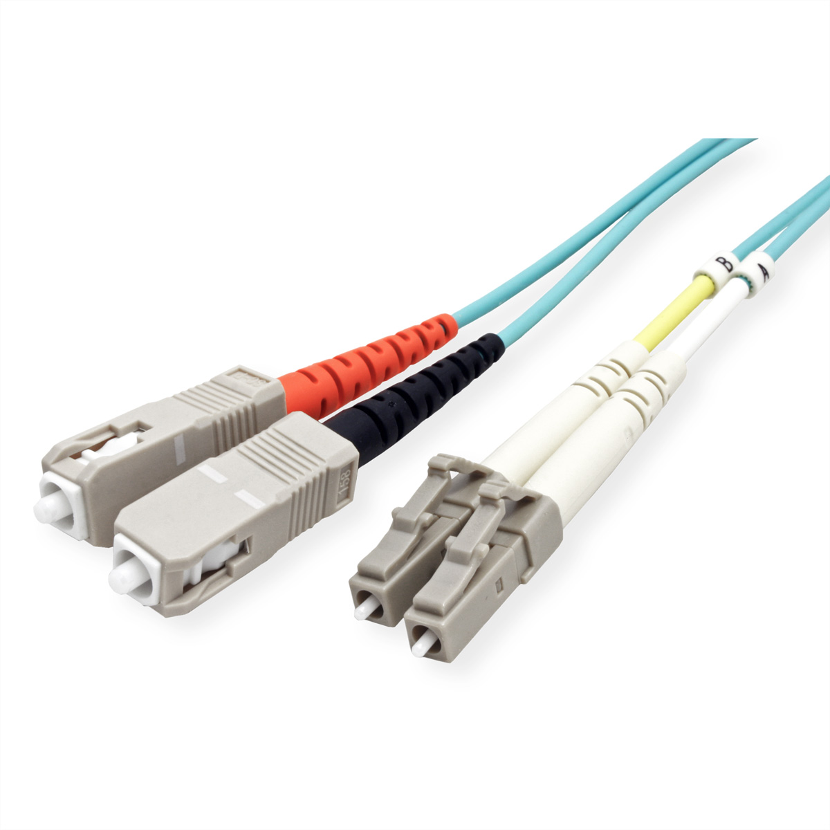 SECOMP LWL-Kabel duplex 50/125µm OM3 LC/SC 2,0m