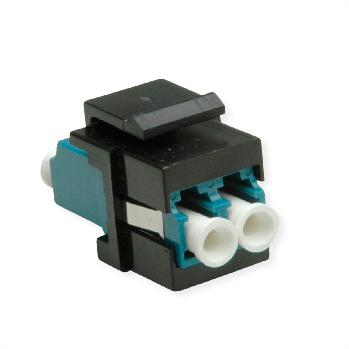 ROLINE Keystone LWL-Adapter LC/LC Duplex, Single Mode, OS2 ROLINE Keystone LWL-Adapter LC/LC Duplex, Single Mode, OS2