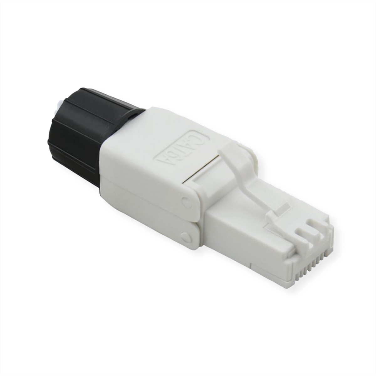 ROLINE feldkonfektionierbarer RJ-45 Stecker Kat.6A (Class EA), UTP, weiß