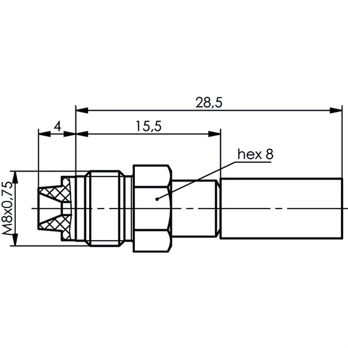 TELEGÄRTNER FME-Kabelbuchse crimp G30