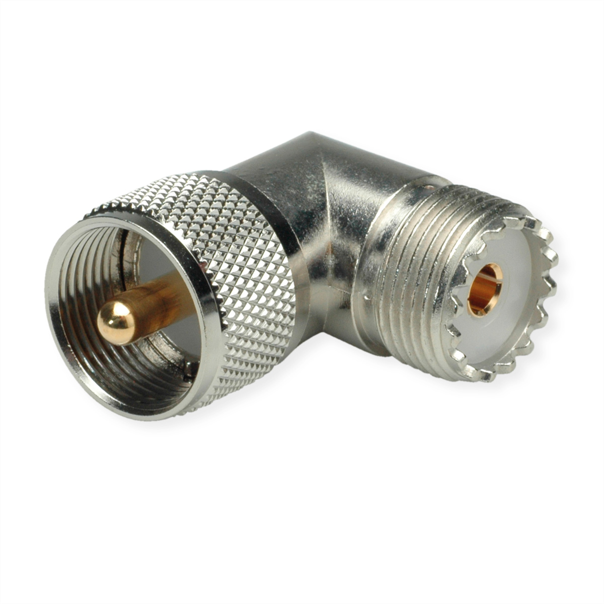 TELEGÄRTNER UHF-Winkelverbinder, Stecker / Buchse