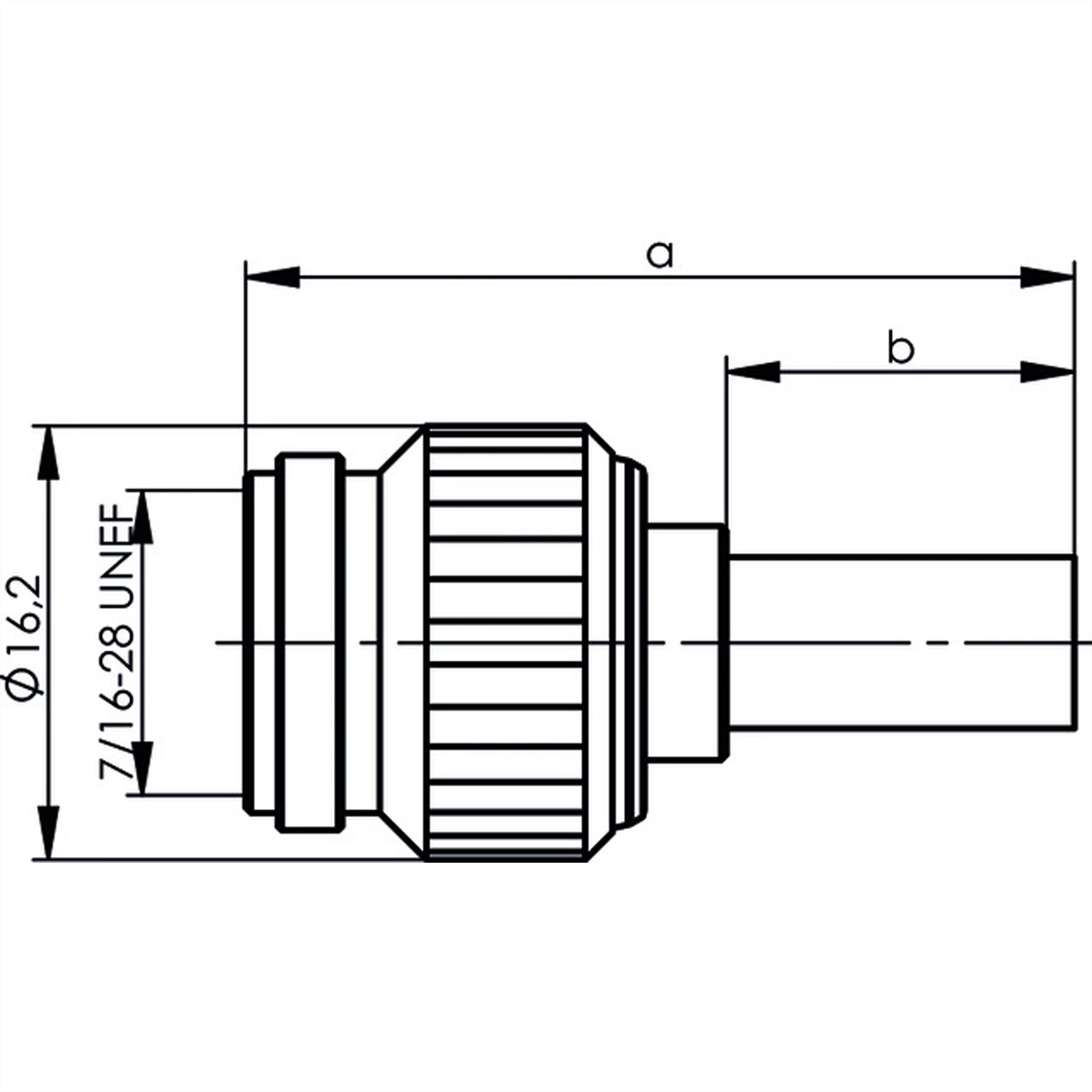 TELEGÄRTNER TNC-Crimpstecker 50 Ohm für RG-316/U
