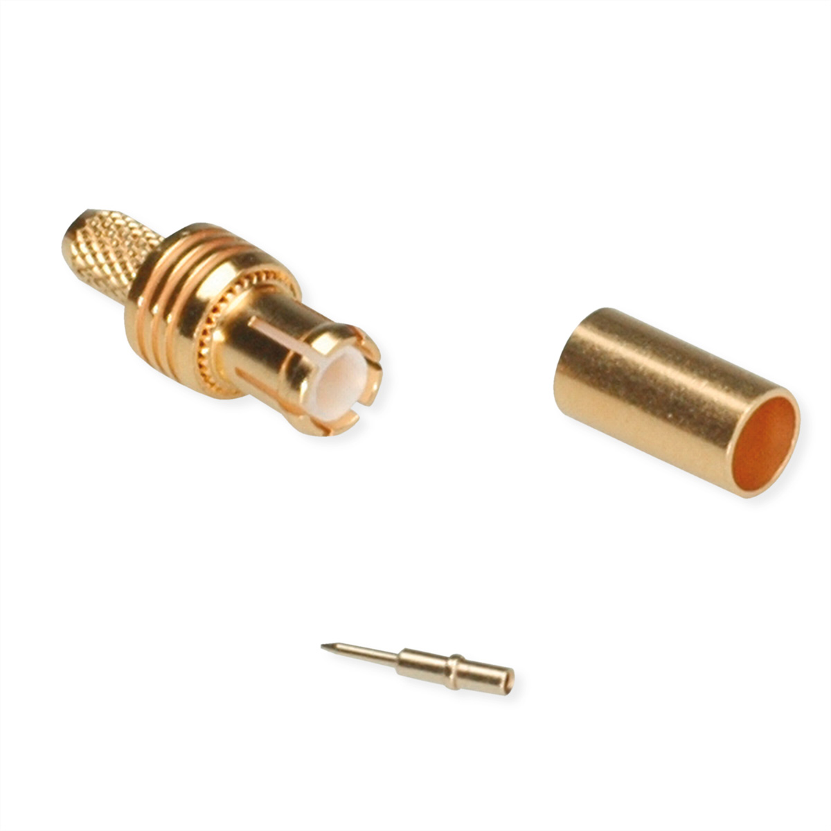 TELEGÄRTNER MCX-Crimpstecker für RG-316/U vergoldet