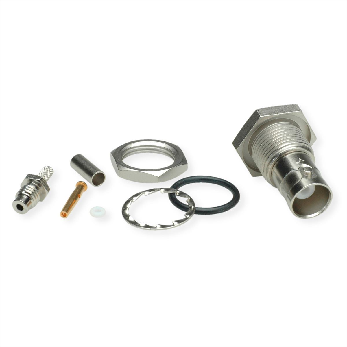 TELEGÄRTNER BNC-Kabeleinbaubuchse 50 Ohm, für RG-316/U crimp