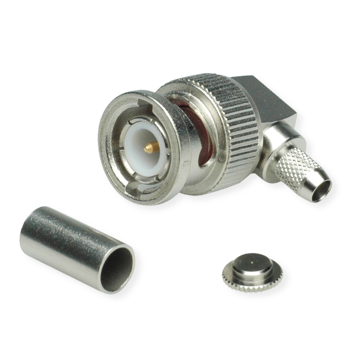 TELEGÄRTNER BNC-Winkelstecker 50 Ohm, für RG-58C/U