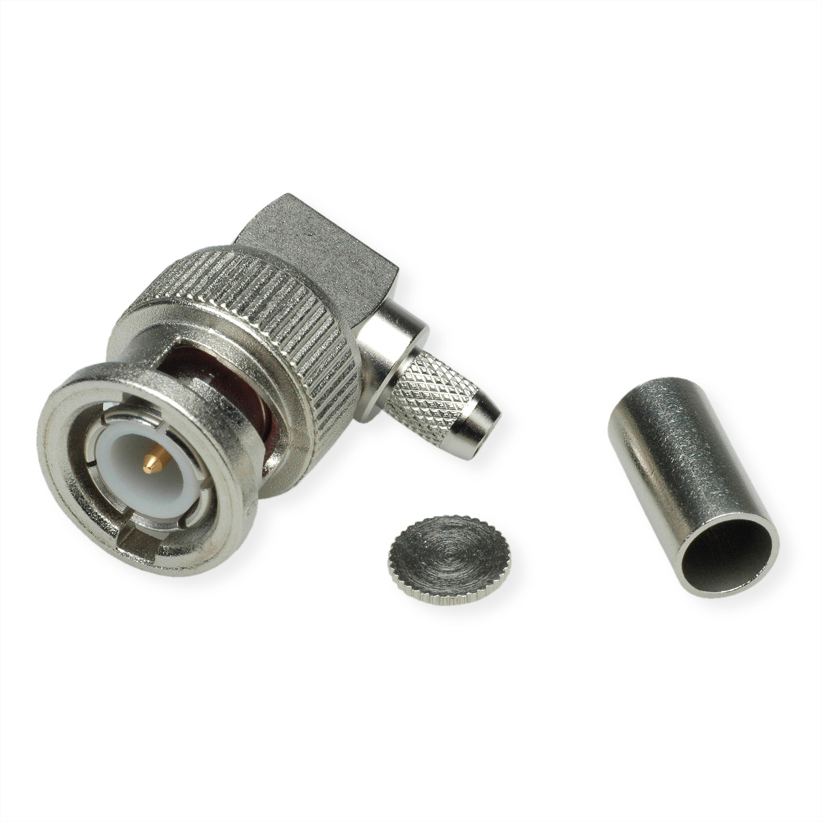 TELEGÄRTNER BNC-Winkelstecker 50 Ohm, für RG-58C/U