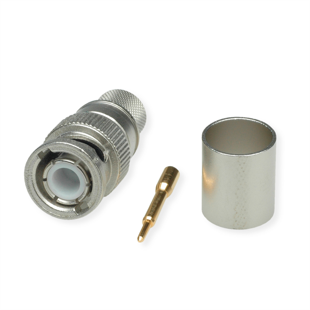 TELEGÄRTNER BNC Straight Plug, RG 213/U, Crimp
