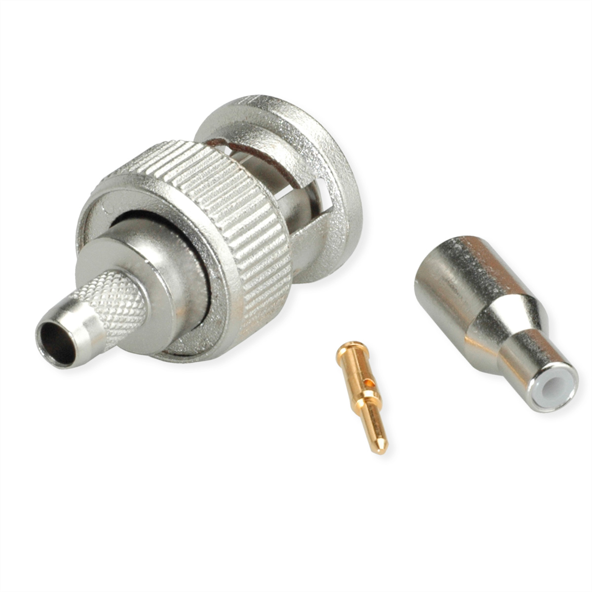 TELEGÄRTNER BNC-Crimpstecker 75 Ohm für RG-179B/U