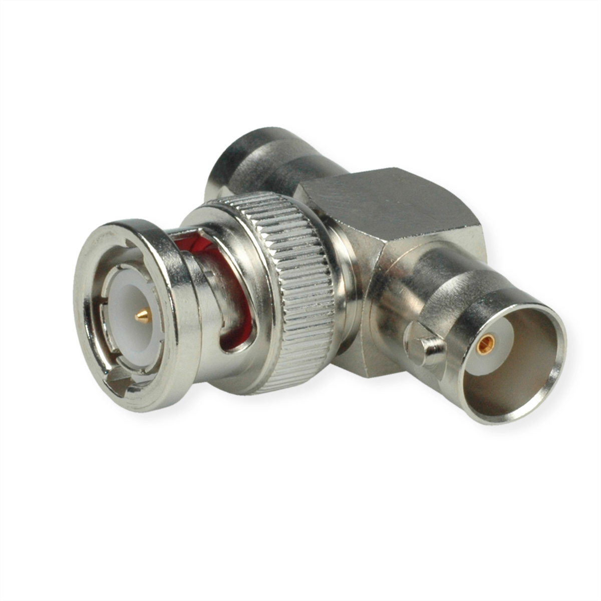TELEGÄRTNER BNC-T-Stück 50 Ohm, Buchse / Stift / Buchse