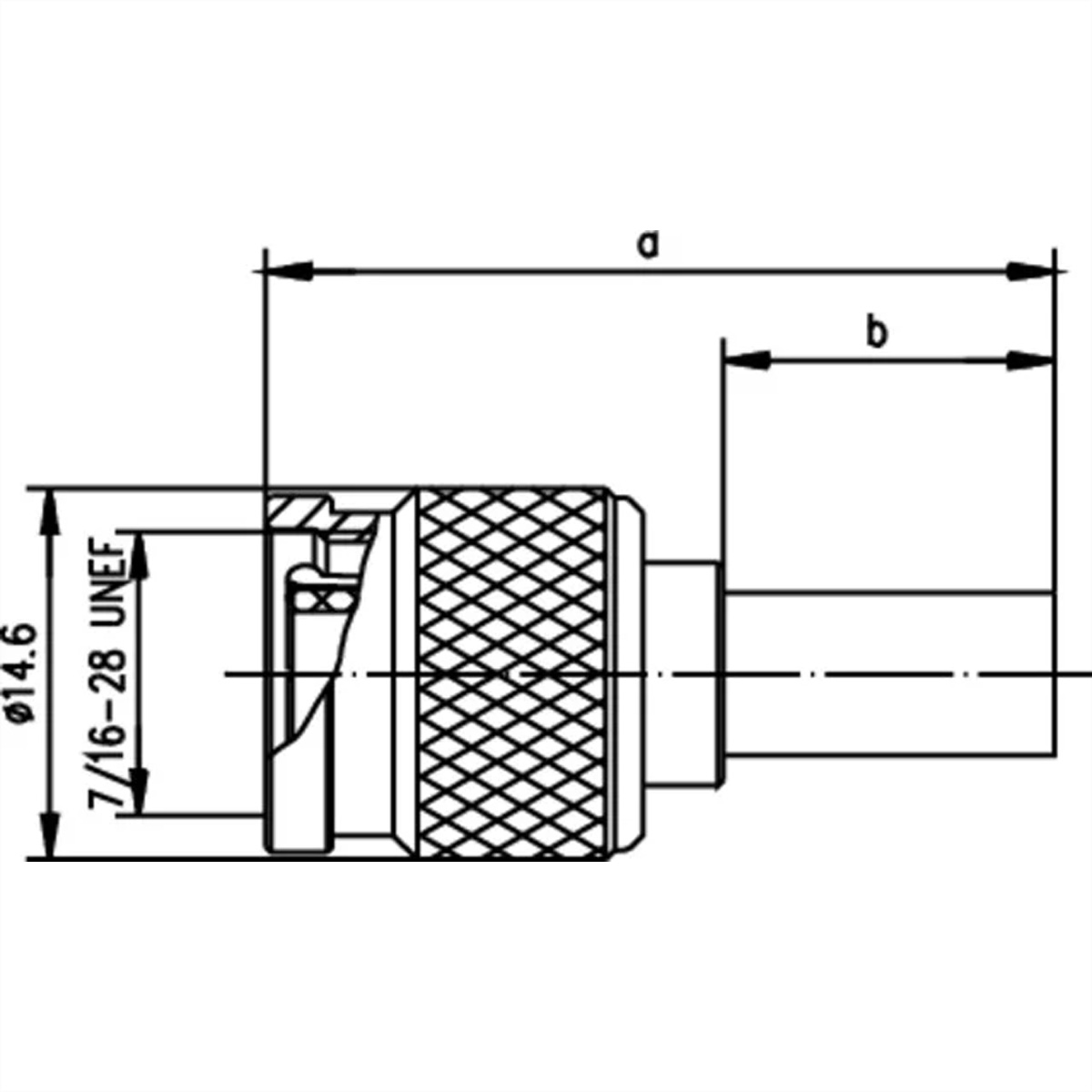 TELEGÄRTNER TNC-Crimpstecker 50 Ohm für RG-58C/U