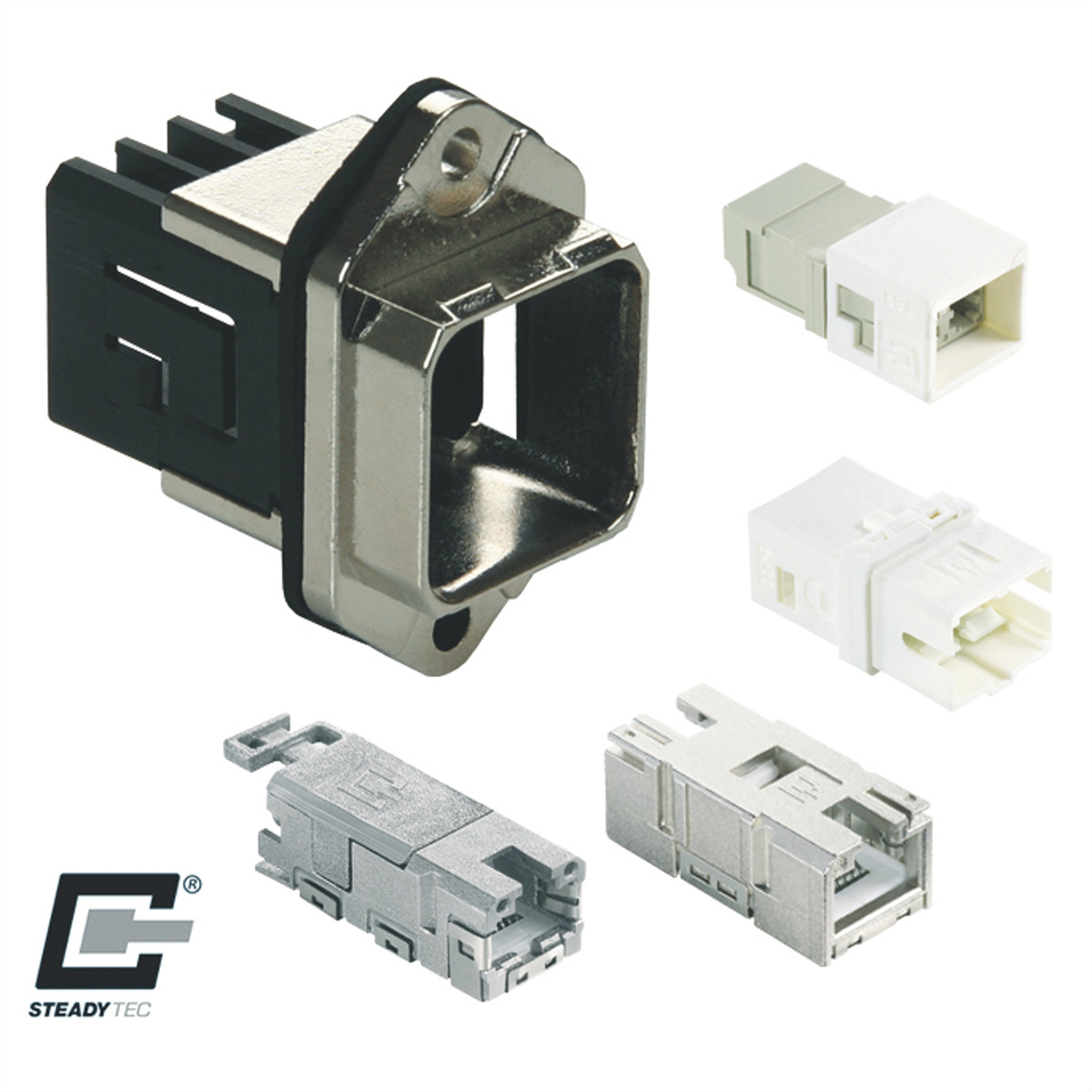 METZ CONNECT Industry IP67 V14 Einbaubuchse, Normbefestigung