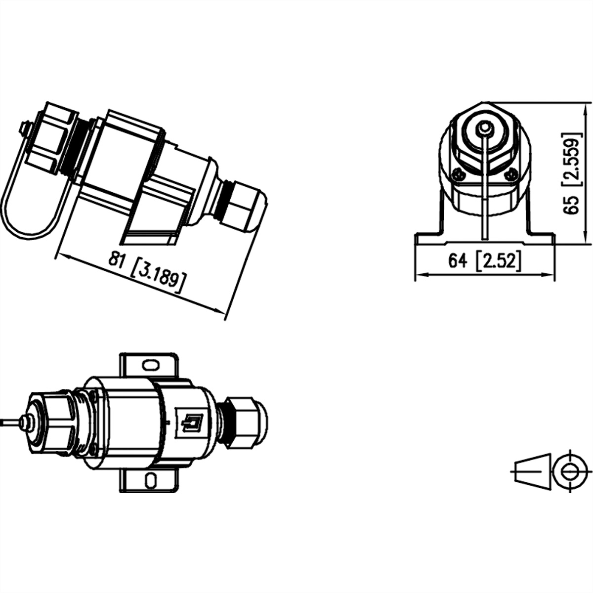 METZ CONNECT E-DAT Industry IP67 V1 AP + RJ45 field jack  (BILD2)