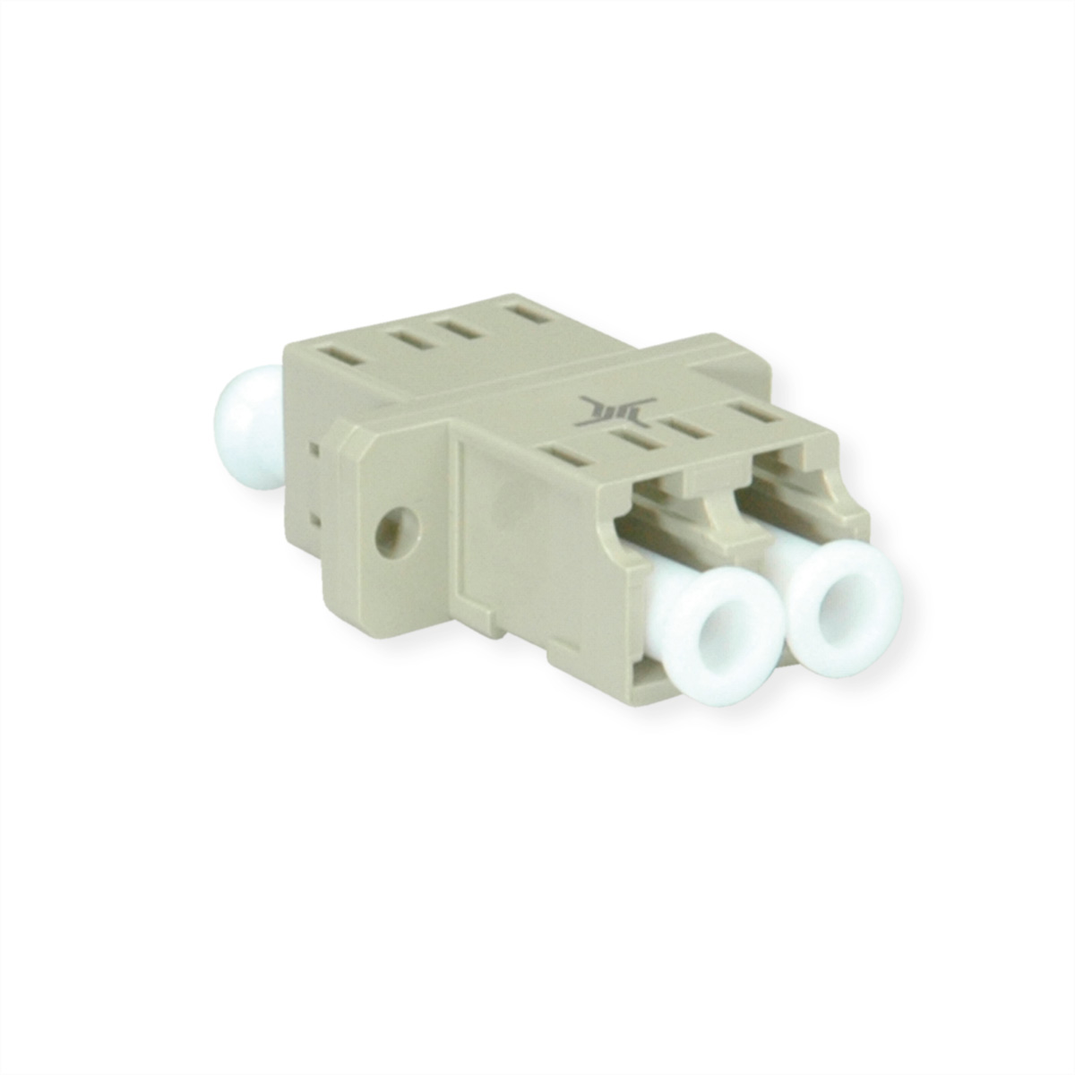 TELEGÄRTNER LC Duplex Kupplung, MM, Keramikhülse, Kunststoffgehäuse, beige, Z77
