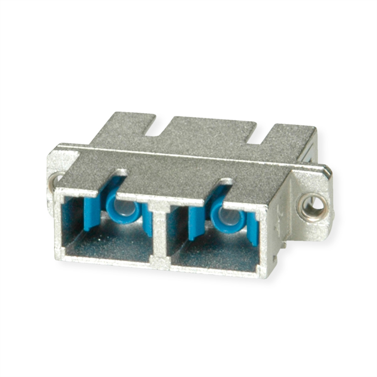 TELEGÄRTNER SC Duplex Kupplung, Single- u. Multimode, Keramikhülse, Metallgehäuse