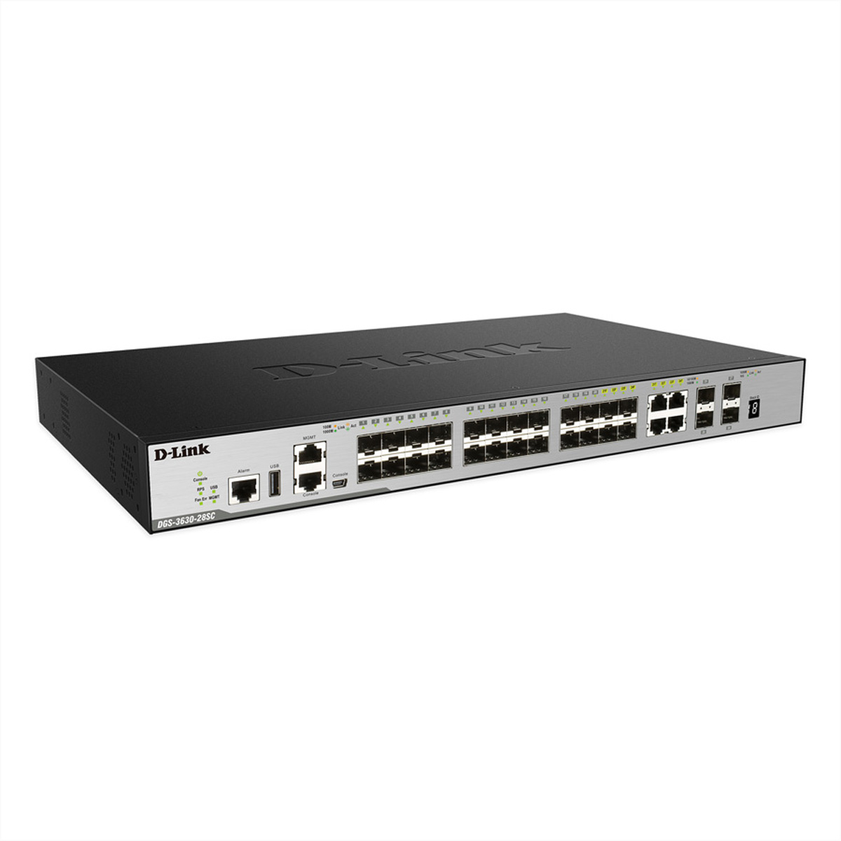 D-Link DGS-3630-28SC/SI/E 28-Port Layer 3 Fiber Gigabit Stack Switch (SI)