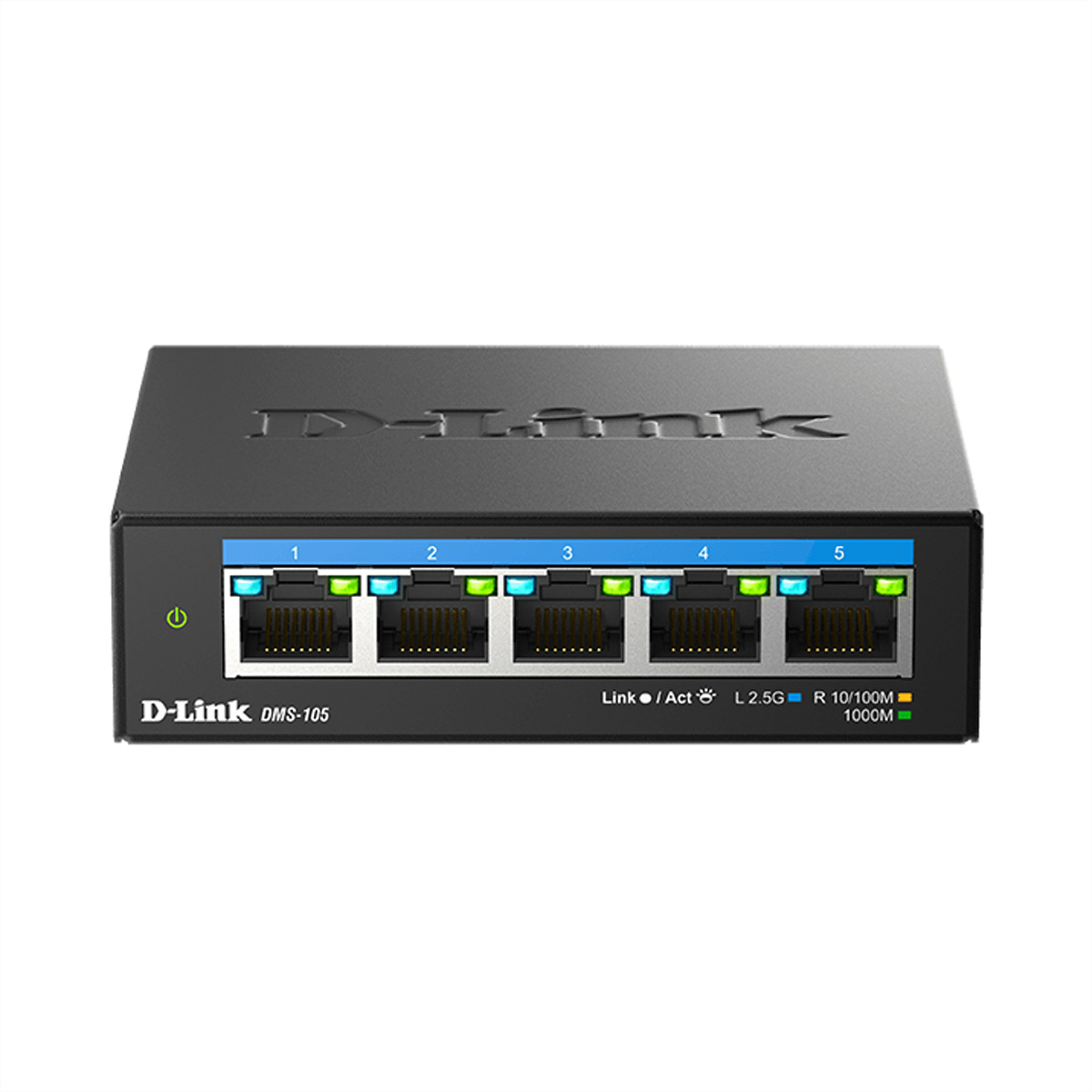 D-LINK DMS-105/E 5-Port Switch, Multi-Gigabit Unmanaged