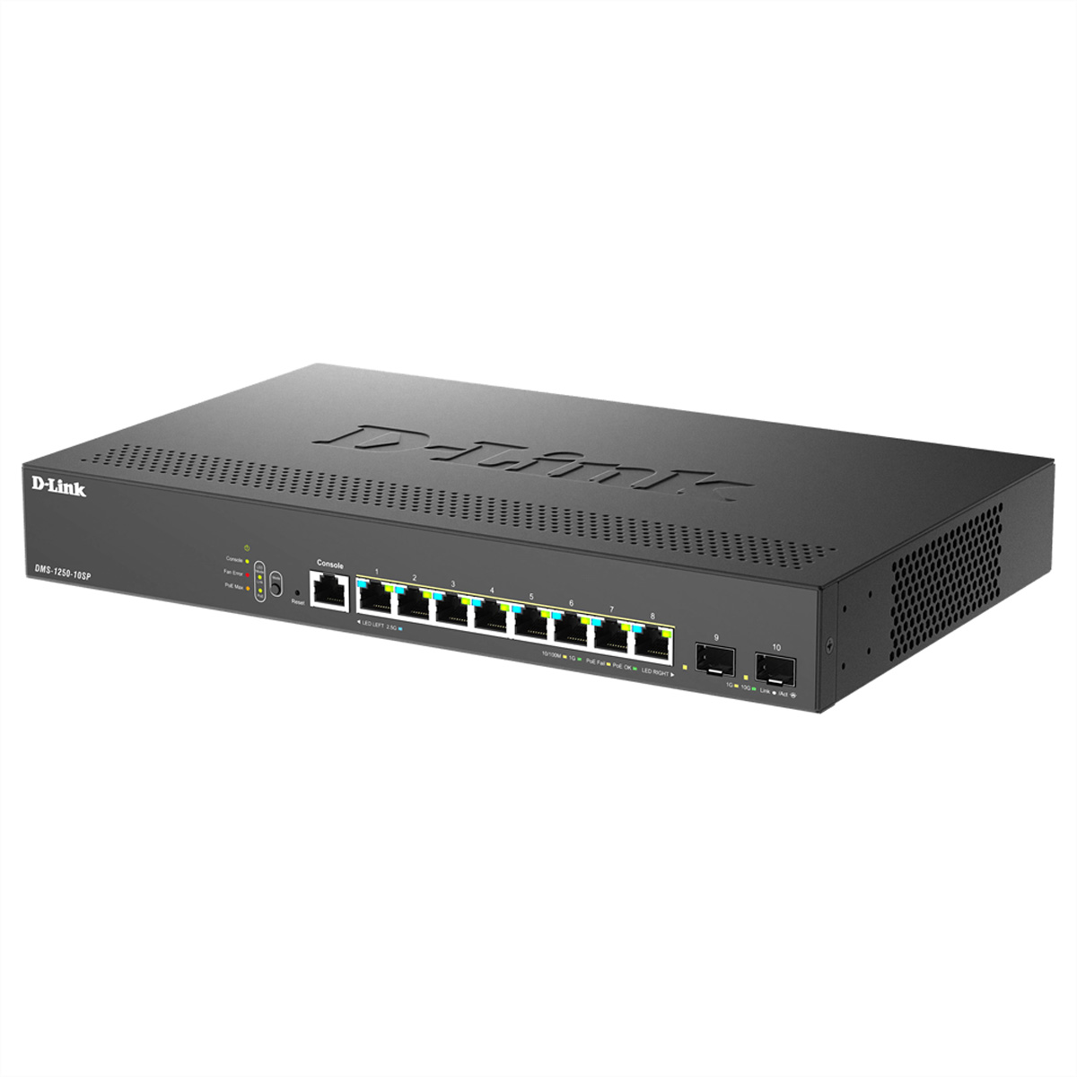 D-Link DMS-1250-10SP/E 10Port PoE Switch Netzwerk-Switch